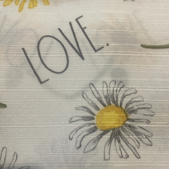 Rae Dunn “Love” Cloth Shower Curtain NEW - Picture 3 of 5